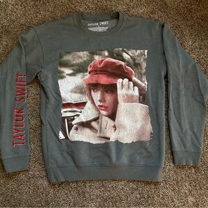 Taylor Swift Red Crewneck Sweatshirt